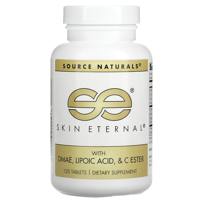 Source Naturals Skin Eternal with DMAE Lipoic Acid and C Ester 120 Tablets 6 Thực phẩm chức năng Source Naturals Skin Eternal with DMAE Lipoic Acid and C Ester 120 Tablets 021078014836