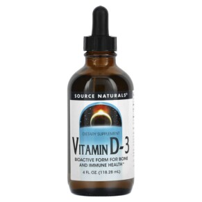 Thuốc bổ Source Naturals Vitamin D-3 4 fl oz (118.28 ml) 021078022763