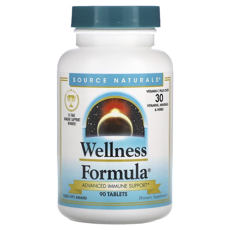 Source Naturals Wellness Formula 90 Tablets 6 Thực phẩm chức năng Source Naturals Wellness Formula 90 Tablets 021078000228