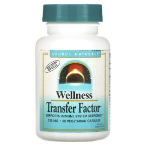 Thuốc bổ Source Naturals Wellness Transfer Factor 125 mg 60 Vegetarian Capsules 021078026358