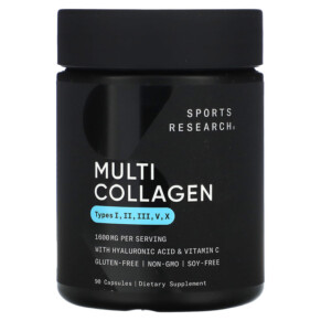 Thuốc bổ Sports Research Multi Collagen 1.600 mg 90 Capsules 023249012726