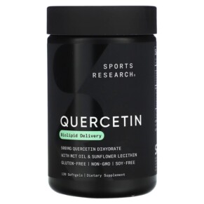 Thuốc bổ Sports Research Quercetin 120 Softgels 023249091509