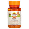 Thuốc bổ Sundown Naturals Folate 666 mcg DFE 350 Tablets 030768040697