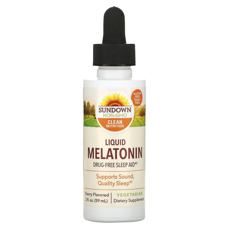 Sundown Naturals Liquid Melatonin Cherry 2 fl oz (59 ml) 6 Thực phẩm chức năng Sundown Naturals Liquid Melatonin Cherry 2 fl oz (59 ml) 030768168360
