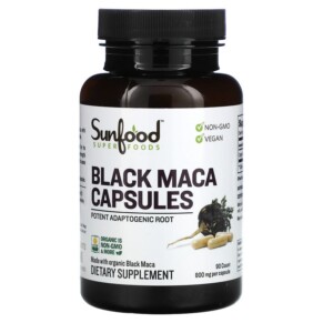 Thuốc bổ Sunfood Black Maca 800 mg 90 Capsules 803813102271