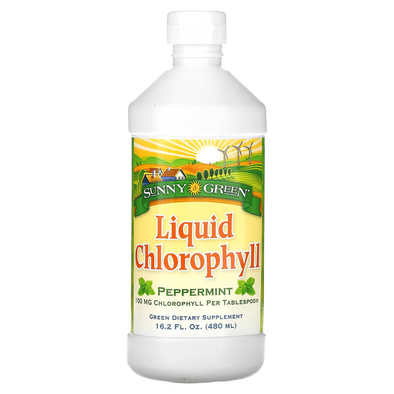 Sunny Green Liquid Chlorophyll Peppermint 100 mg 16.2 fl oz (480 ml) 6 Thực phẩm chức năng Sunny Green Liquid Chlorophyll Peppermint 100 mg 16.2 fl oz (480 ml) 632651560000