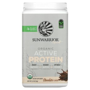 Thuốc bổ Sunwarrior Sport Organic Active Protein Chocolate 2.2 lb (1 kg) 814784029825