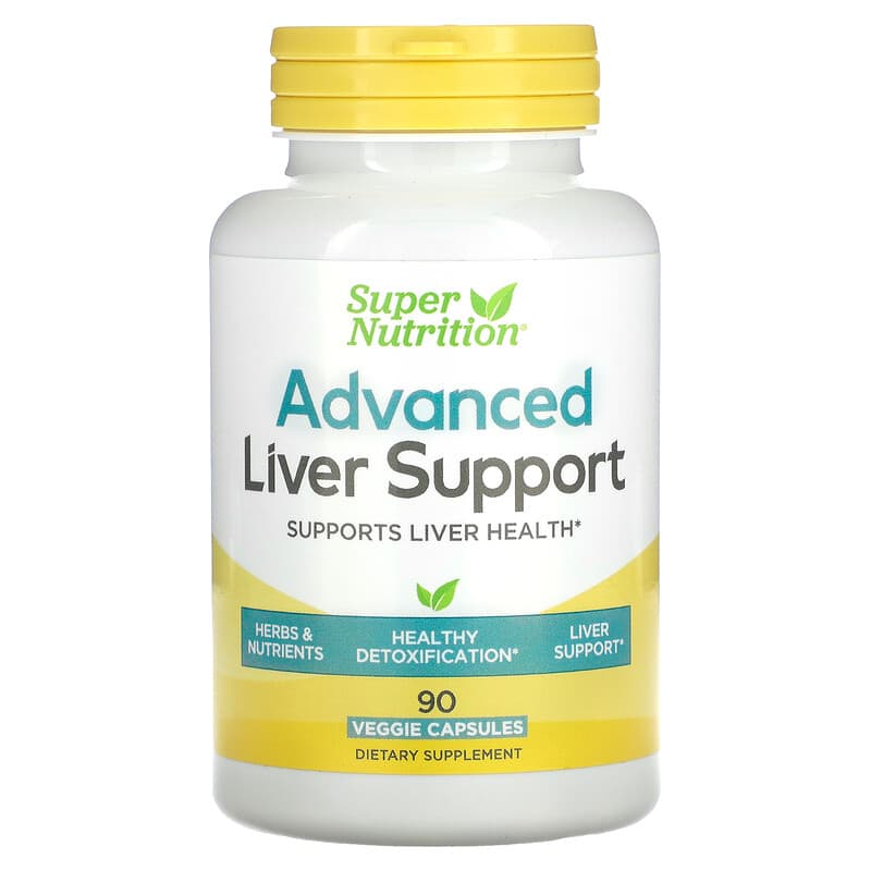 Super Nutrition Advanced Liver Support 90 Veggie Capsules 6 Thực phẩm chức năng Super Nutrition Advanced Liver Support 90 Veggie Capsules 033739001253