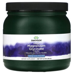Thuốc bổ Swanson Albion Magnesium Glycinate Powder 5.3 oz (150 g) 087614028606