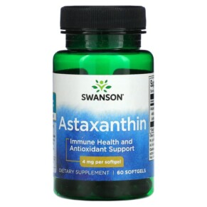 Thuốc bổ Swanson Astaxanthin 4 mg 60 Softgels 087614027302