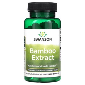 Thuốc bổ Swanson Bamboo Extract 60 Veggie Capsules 087614141909