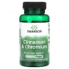 Swanson Cinnamon & Chromium 60 Veggie Capsules 2 Thuốc bổ Swanson Cinnamon & Chromium 60 Veggie Capsules 087614116839