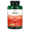 Swanson Cod Liver Oil Double Strength 700 mg 250 Softgels 2 Thuốc bổ Swanson Cod Liver Oil Double Strength 700 mg 250 Softgels 087614117638