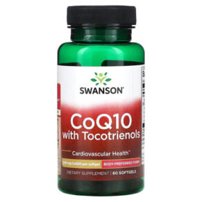 Thuốc bổ Swanson CoQ10 with Tocotrienols 200 mg 60 Softgels 087614023458
