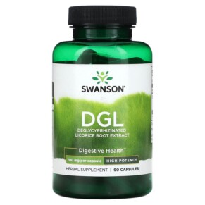 Thuốc bổ Swanson DGL High Potency 700 mg 90 Capsules 087614142968