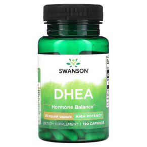 Thuốc bổ Swanson DHEA High Potency 25 mg 120 Capsules 087614015262