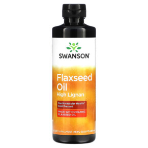 Thuốc bổ Swanson Flaxseed Oil 16 fl oz (473 ml) 087614170060
