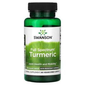 Thuốc bổ Swanson Full Spectrum Turmeric 750 mg 60 Veggie Embo Caps AP 087614114897
