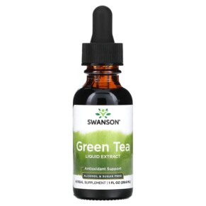 Thuốc bổ Swanson Green Tea Liquid Extract Alcohol & Sugar Free 1 fl oz (29.6 ml) 087614111780