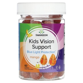 Thuốc bổ Swanson Kids Vision Support Mango 60 Gummies 087614118826
