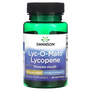 Thuốc bổ Swanson Lyco-O-Mato Lycopene Double Strength 20 mg 60 Softgels 087614210315