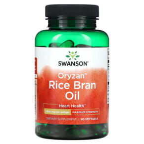Thuốc bổ Swanson Oryzan Rice Bran Oil Maximum Strength 1.000 mg 90 Softgels 087614170442