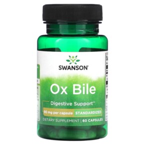 Thuốc bổ Swanson Ox Bile 90 mg 60 Capsules 087614117553