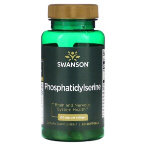 Thuốc bổ Swanson Phosphatidylserine 100 mg 90 Softgels 087614022895