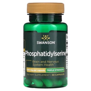 Thuốc bổ Swanson Phosphatidylserine 300 mg 30 Capsules 087614023175