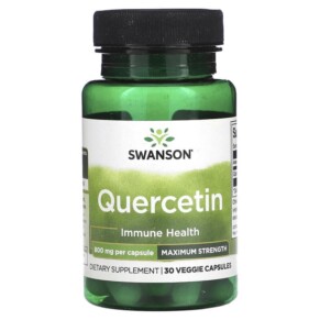 Thuốc bổ Swanson Quercetin Maximum Strength 800 mg 30 Veggie Capsules 087614028897