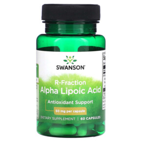 Thuốc bổ Swanson R-Fraction Alpha Lipoic Acid 50 mg 60 Capsules 087614022512
