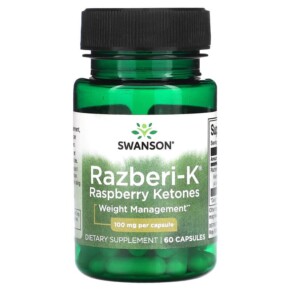 Thuốc bổ Swanson Razberi-K Raspberry Ketones 100 mg 60 Capsules 087614040684