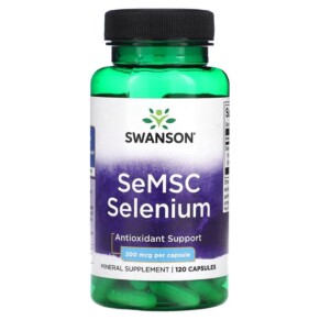 Thuốc bổ Swanson SeMSC Selenium 200 mcg 120 Capsules 087614021713