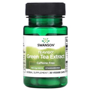 Thuốc bổ Swanson Teavigo Green Tea Extract 150 mg 30 Veggie Caps 087614141985