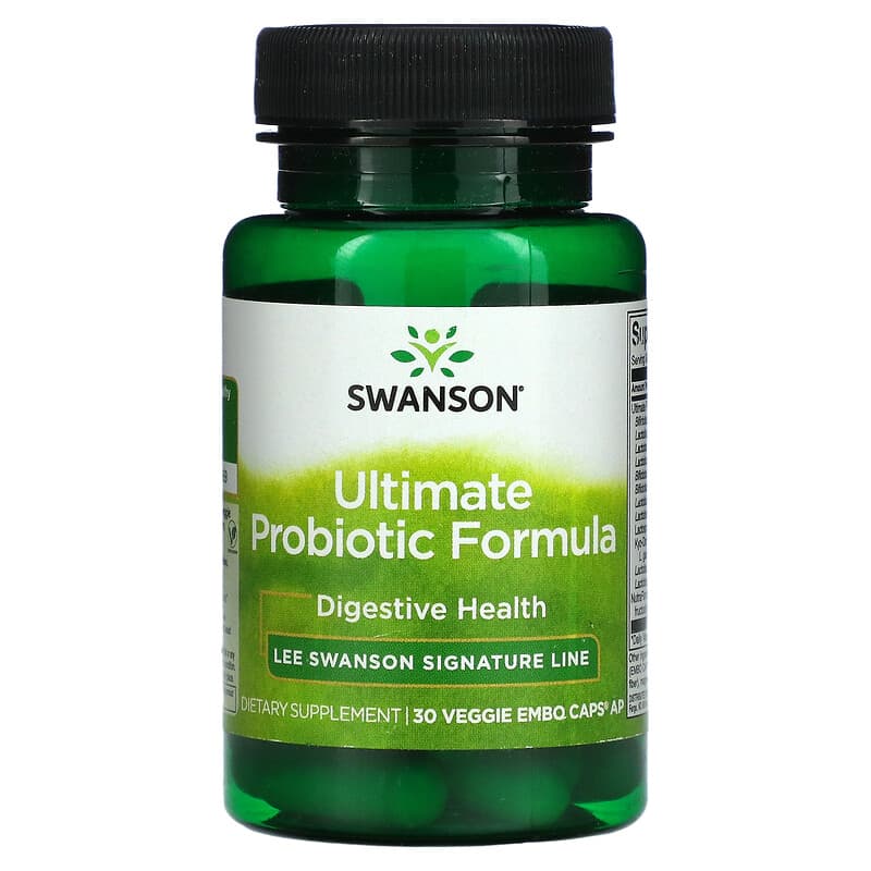 Swanson Ultimate Probiotic Formula 30 Veggie Embo Caps Ap 6 Thực phẩm chức năng Swanson Ultimate Probiotic Formula 30 Veggie Embo Caps Ap 087614200248