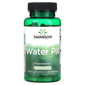 Thuốc bổ Swanson Water Pill 2-In-1 Formula 120 Capsules 087614022215