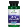 Thuốc bổ Swanson Zinc Gluconate 30 mg 250 Tablets 087614012032