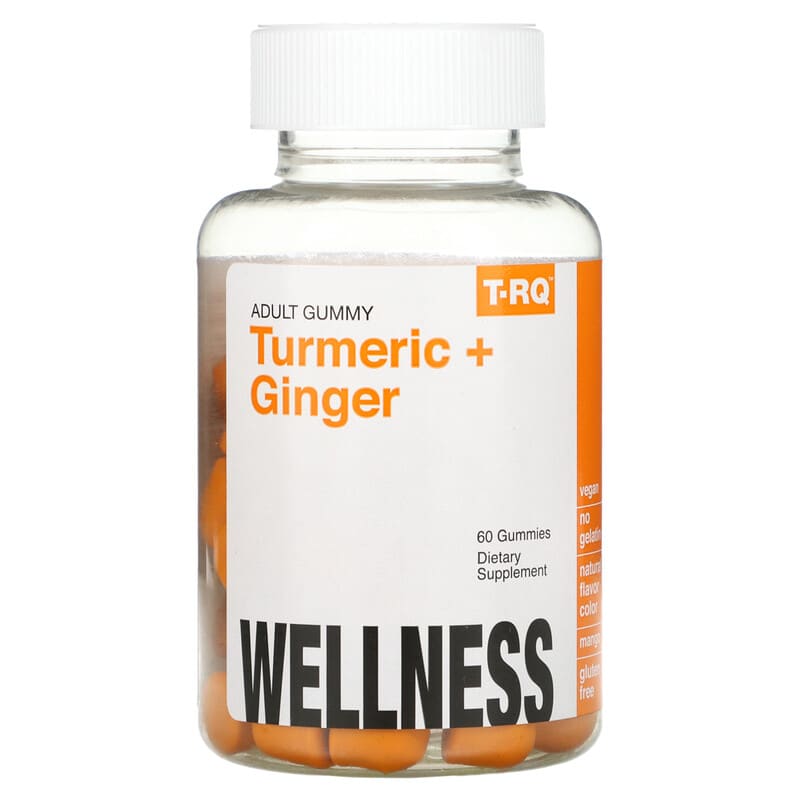 T-RQ Adult Gummy Turmeric + Ginger Mango 60 Gummies 6 Thực phẩm chức năng T-RQ Adult Gummy Turmeric + Ginger Mango 60 Gummies 835776001391
