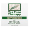 Thuốc bổ Tea Tree Therapy Suppositories with Tea Tree Oil for Vaginal Hygiene 6 Suppositories 637792606068
