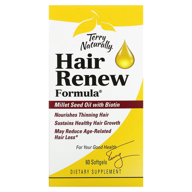 Terry Naturally Hair Renew Formula 60 Softgels 6 Thực phẩm chức năng Terry Naturally Hair Renew Formula 60 Softgels 367703210069