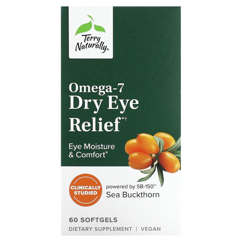 Terry Naturally Omega 7 Dry Eye Relief 60 Softgels 6 Thực phẩm chức năng Terry Naturally Omega 7 Dry Eye Relief 60 Softgels 367703135065