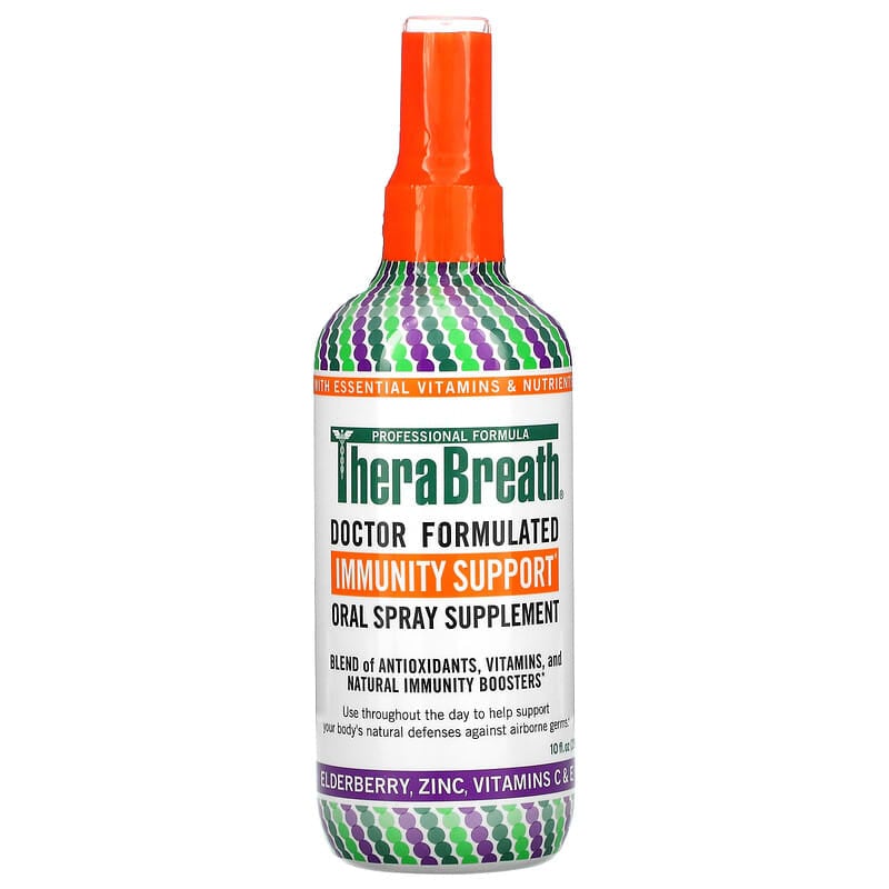 TheraBreath Immunity Support Oral Spray Supplement 10 fl oz (296 ml) 6 Thực phẩm chức năng TheraBreath Immunity Support Oral Spray Supplement 10 fl oz (296 ml) 697029633953