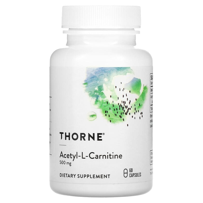 Thorne Acetyl-L-Carnitine 500 mg 60 Capsules 6 Thực phẩm chức năng Thorne Acetyl-L-Carnitine 500 mg 60 Capsules 693749520023