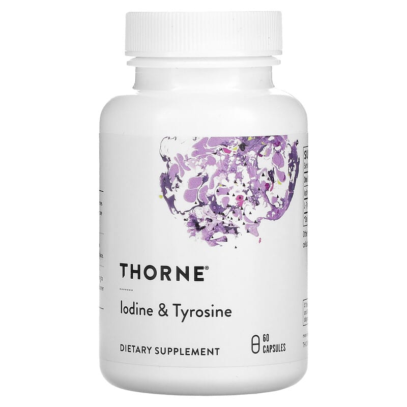 Thorne Iodine & Tyrosine 60 Capsules 6 Thực phẩm chức năng Thorne Iodine & Tyrosine 60 Capsules 693749219026