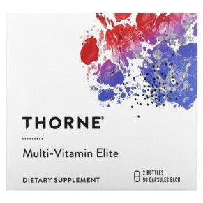 Thuốc bổ Thorne Multi-Vitamin Elite A.M. & P.M. 2 Bottles 90 Capsules Each 693749006534