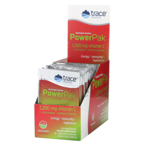 Thuốc bổ Trace Minerals ® Electrolyte Stamina PowerPak Watermelon 30 Packets 0.19 oz (5.5 g) Each 878941004391