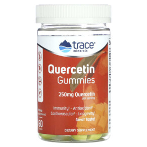 Thuốc bổ Trace Minerals ® Quercetin Gummies Mango 125 mg 60 Gummies 878941007590