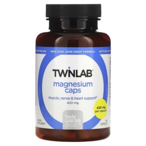Thuốc bổ Twinlab Magnesium Caps 420 mg 100 Capsules 027434010214