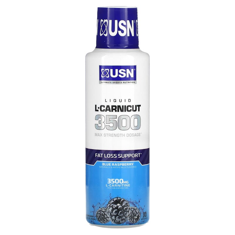 USN Liquid L-Carnicut 3500 Max Strength Dosage Blue Raspberry 15.22 fl oz (450 ml) 6 Thực phẩm chức năng USN Liquid L-Carnicut 3500 Max Strength Dosage Blue Raspberry 15.22 fl oz (450 ml) 6009544944997