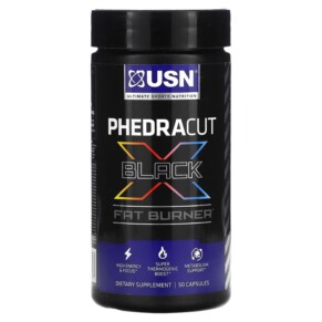Thuốc bổ USN Phedracut Black Fat Burner 50 Capsules 6009544938897